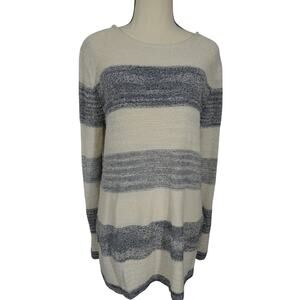 Calvin Klein Jeans Women's Large Sweater Tunic Knit Beachy Nautical